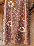 Suzani Velvet Throw - Copper Multi