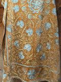 Suzani Velvet Throw - Gold Multi