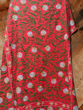 Suzani Cotton Throw -  Red Multi