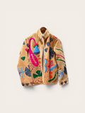 Suzani Velvet Camel Jacket: Love
