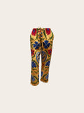 Suzani Yellow & Blue Cotton Trouser
