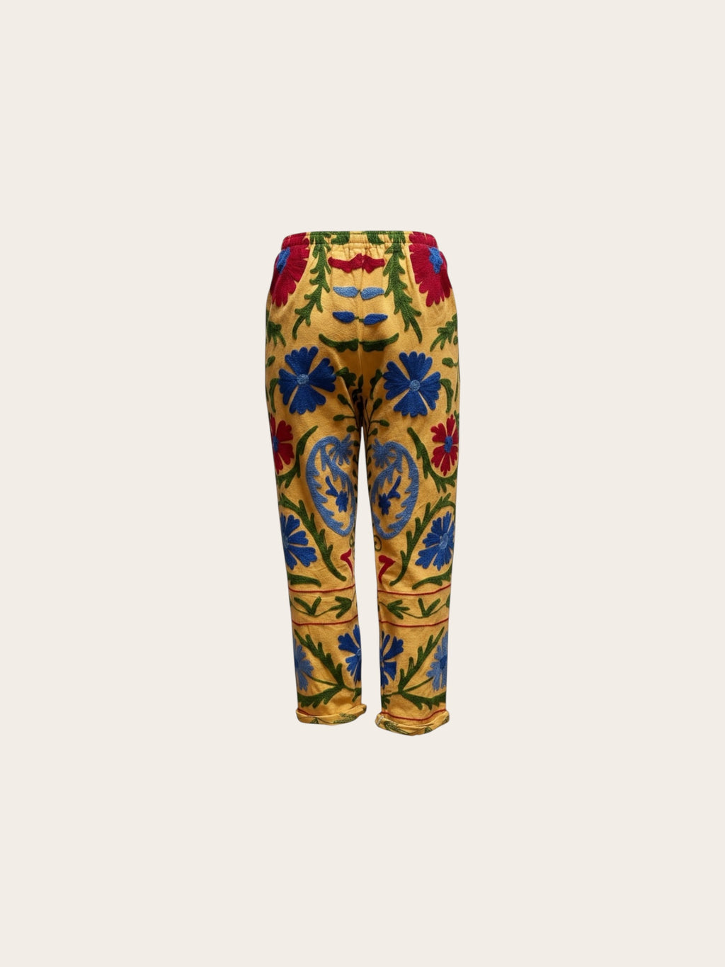Suzani Yellow & Blue Cotton Trouser